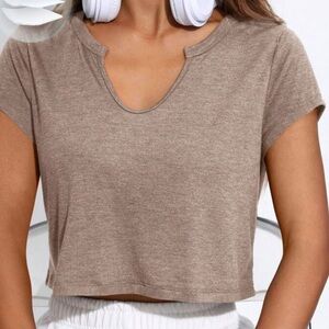 Casual Tan Women's Top